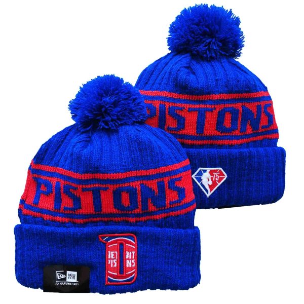 NBA Detroit Pistons Blue Knit Hat
