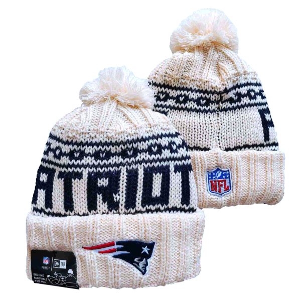 NFL Patriots White 2021 New Knit Hat