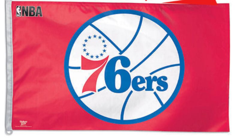 NBA Philadelphia 76ers Team Flag 4