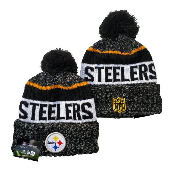 NFL Steelers Grey Knit Hat