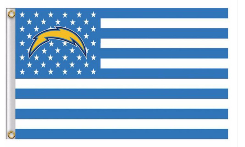 NFL Los Angeles Chargers Team Flag 3