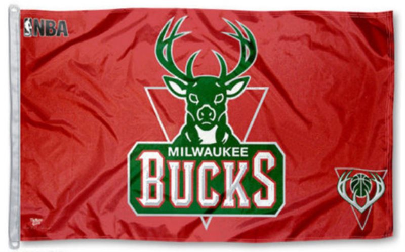 NBA Milwaukee Bucks Team Flag 3