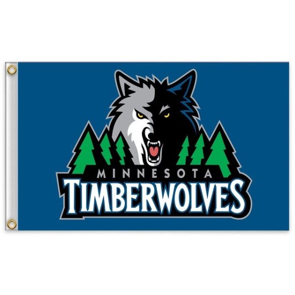 NBA Minnesota Timberwolves Team Flag 1