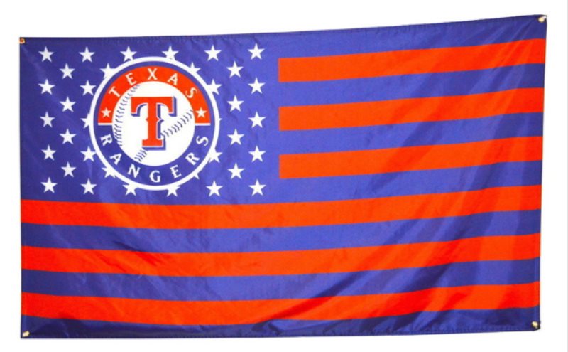MLB Texas Rangers Team Flag 3