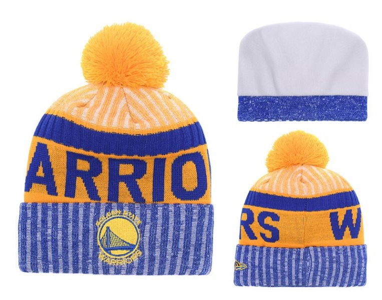 NBA Warriors Team Logo Knit Hat YD3
