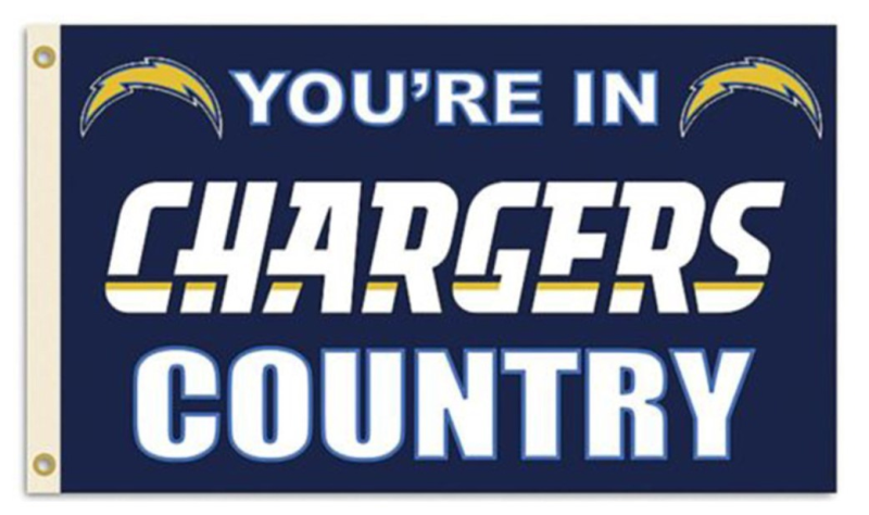 NFL Los Angeles Chargers Team Flag 4