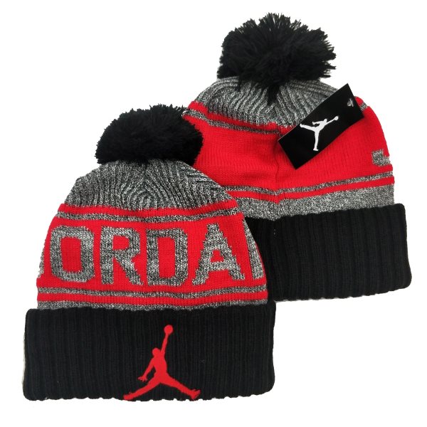 Jordan 2020 Black Red Knit Hat