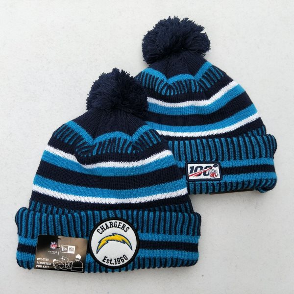 NFL Los Angeles Chargers 100th Knit Hat