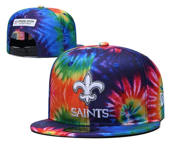 NFL Saints Stitched Crucial Catch Snapback Hats 028