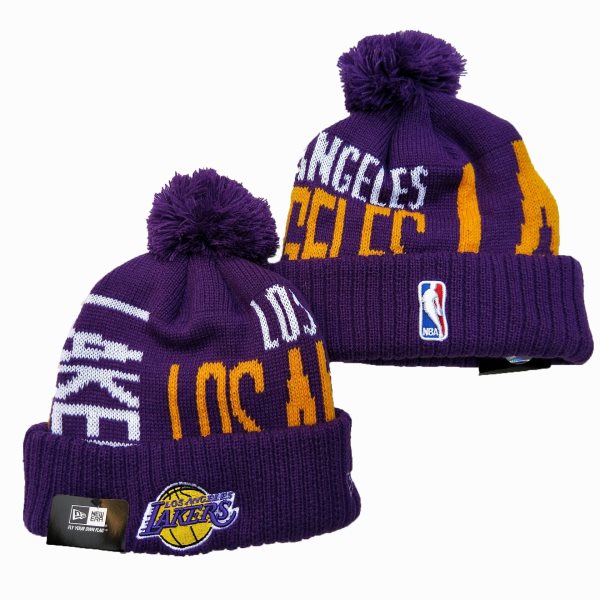 NBA Los Angeles Lakers Purple Knit Hat