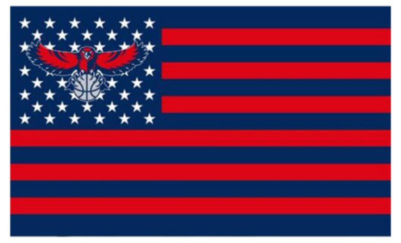 NBA Atlanta Hawks Team Flag 1
