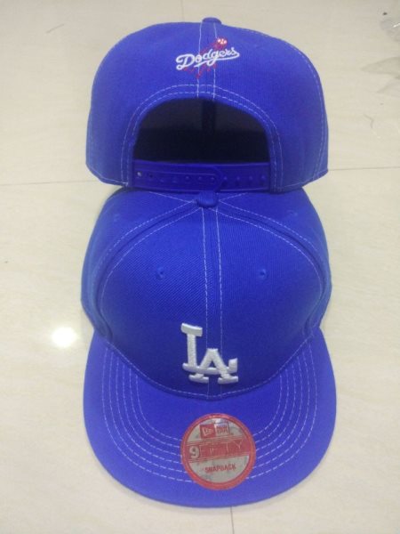 MLB Dodgers Team Logo Blue Adjustable Hat LT