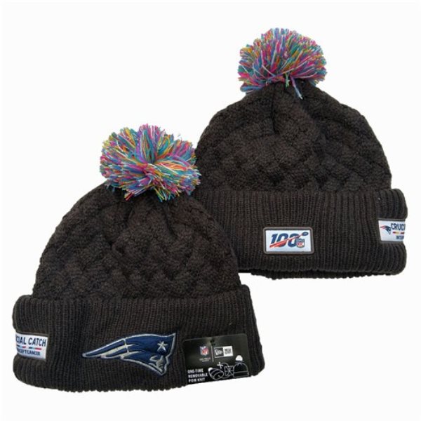 NFL New England Patriots New Era 2019 100th Season Knit Hats 0055