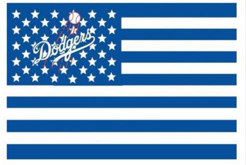 MLB Los Angeles Dodgers Team Flag 3