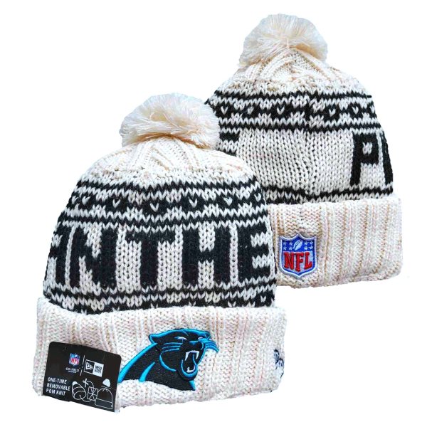 NFL Panthers White 2021 New Knit Hat