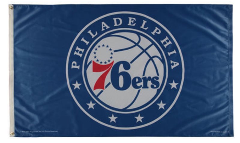NBA Philadelphia 76ers Team Flag 2