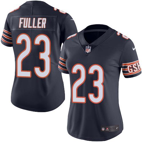 Nike Bears #23 Kyle Fuller Navy Blue Team Color Women's Stitched NFL Vapor Untouchable Limited Jersey