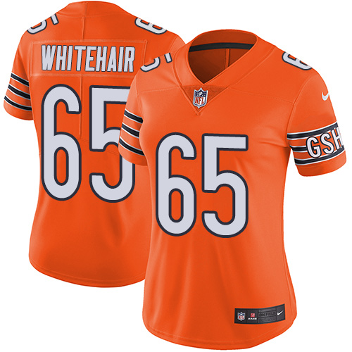 Nike Bears #65 Cody Whitehair Orange Women's Stitched NFL Limited Rush Jersey