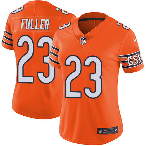 Nike Bears #23 Kyle Fuller Orange Women's Stitched NFL Limited Rush Jersey
