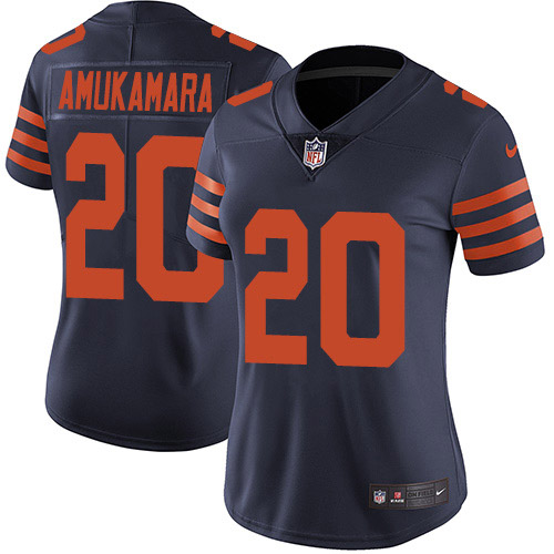 Nike Bears #20 Prince Amukamara Navy Blue Alternate Women's Stitched NFL Vapor Untouchable Limited Jersey