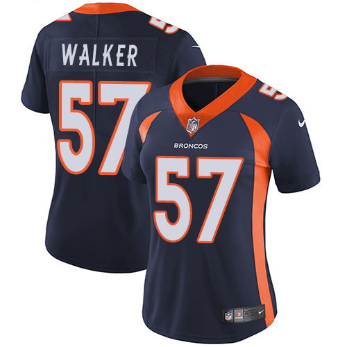 Nike Broncos #57 Demarcus Walker Blue Alternate Women's Stitched NFL Vapor Untouchable Limited Jersey