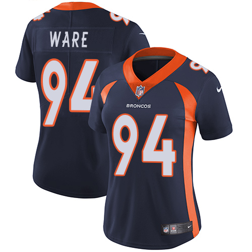 Nike Broncos #94 DeMarcus Ware Blue Alternate Women's Stitched NFL Vapor Untouchable Limited Jersey