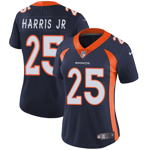 Nike Broncos #25 Chris Harris Jr Blue Alternate Women's Stitched NFL Vapor Untouchable Limited Jersey