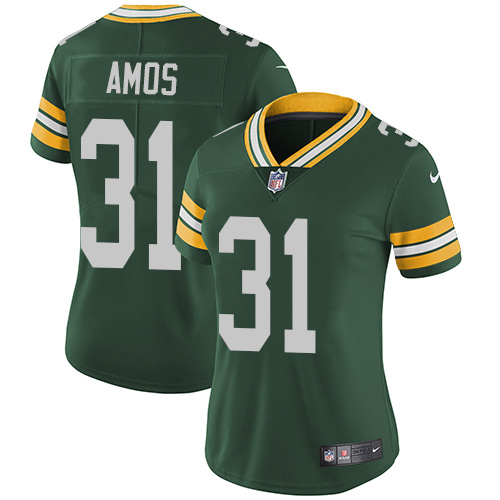 Nike Packers #31 Adrian Amos Green Team Color Women's Stitched NFL Vapor Untouchable Limited Jersey