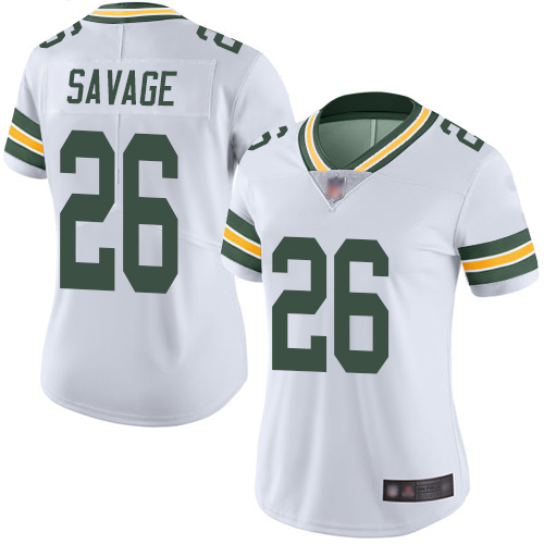 Nike Packers #26 Darnell Savage White Women's Stitched NFL Vapor Untouchable Limited Jersey