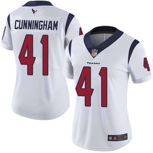 Nike Texans #41 Zach Cunningham White Women's Stitched NFL Vapor Untouchable Limited Jersey