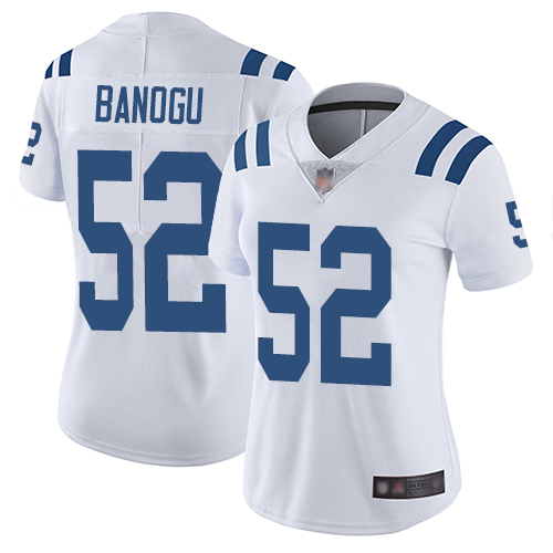 Nike Colts #52 Ben Banogu White Women's Stitched NFL Vapor Untouchable Limited Jersey