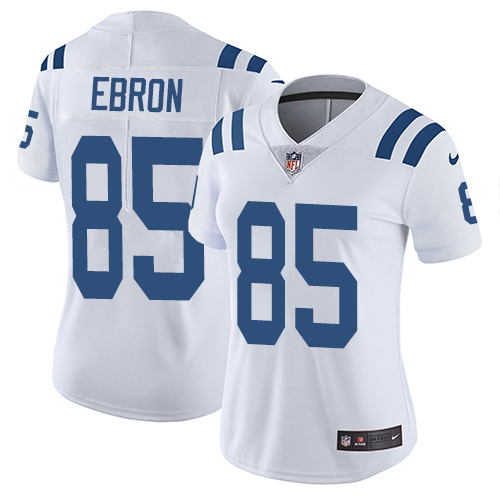 Nike Colts #85 Eric Ebron White Women's Stitched NFL Vapor Untouchable Limited Jersey