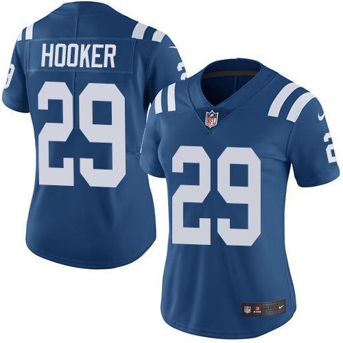 Nike Colts #29 Malik Hooker Royal Blue Team Color Women's Stitched NFL Vapor Untouchable Limited Jersey