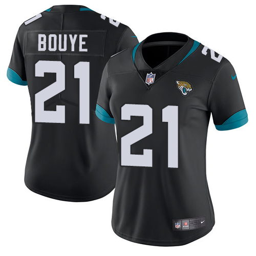 Nike Jaguars #21 A.J. Bouye Black Team Color Women's Stitched NFL Vapor Untouchable Limited Jersey