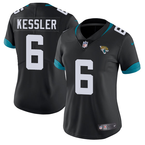 Nike Jaguars #6 Cody Kessler Black Team Color Women's Stitched NFL Vapor Untouchable Limited Jersey