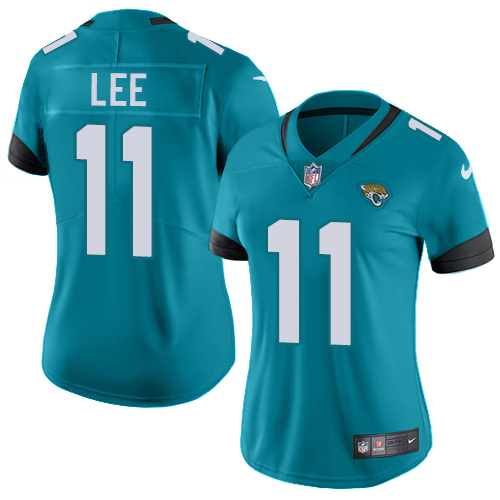 Nike Jaguars #11 Marqise Lee Teal Green Alternate Women's Stitched NFL Vapor Untouchable Limited Jersey