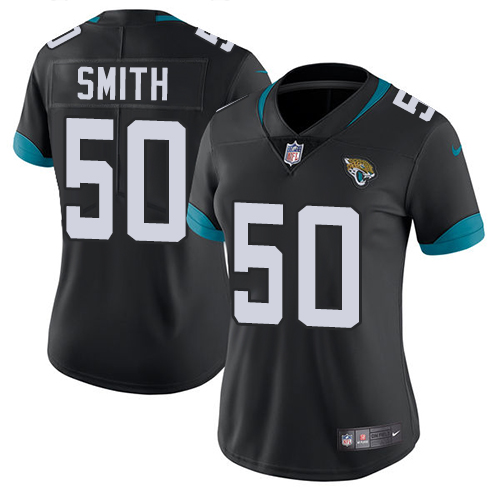 Nike Jaguars #50 Telvin Smith Black Team Color Women's Stitched NFL Vapor Untouchable Limited Jersey