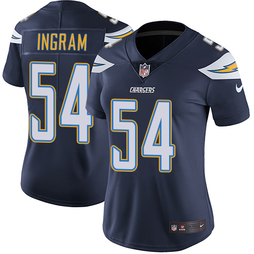 Nike Chargers #54 Melvin Ingram Navy Blue Team Color Women's Stitched NFL Vapor Untouchable Limited Jersey