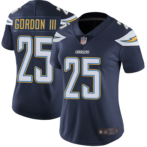 Nike Chargers #25 Melvin Gordon III Navy Blue Team Color Women's Stitched NFL Vapor Untouchable Limited Jersey