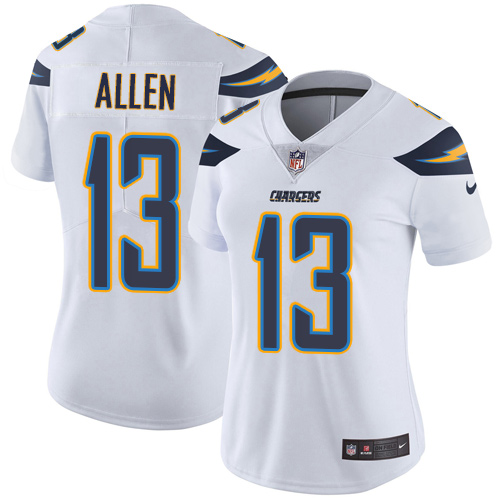 Nike Chargers #13 Keenan Allen White Women's Stitched NFL Vapor Untouchable Limited Jersey