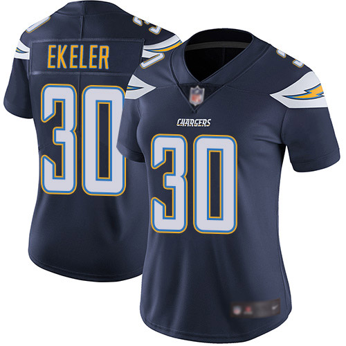 Nike Chargers #30 Austin Ekeler Navy Blue Team Color Women's Stitched NFL Vapor Untouchable Limited Jersey