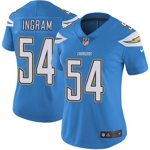 Nike Chargers #54 Melvin Ingram Electric Blue Alternate Women's Stitched NFL Vapor Untouchable Limited Jersey