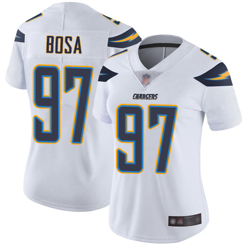 Nike Chargers #97 Joey Bosa White Women's Stitched NFL Vapor Untouchable Limited Jersey