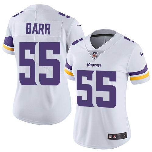 Nike Vikings #55 Anthony Barr White Women's Stitched NFL Vapor Untouchable Limited Jersey