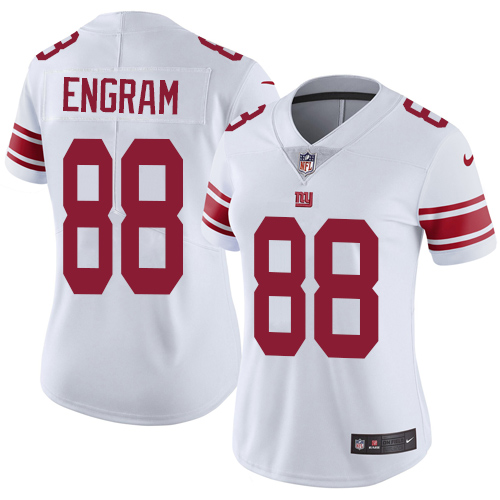 Nike Giants #88 Evan Engram White Women's Stitched NFL Vapor Untouchable Limited Jersey