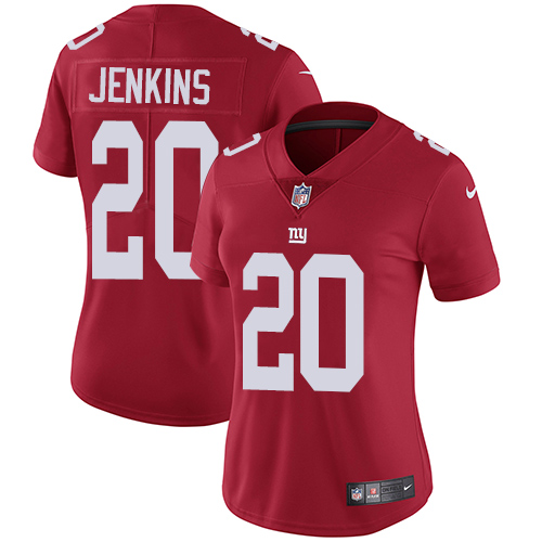 Nike Giants #20 Janoris Jenkins Red Alternate Women's Stitched NFL Vapor Untouchable Limited Jersey