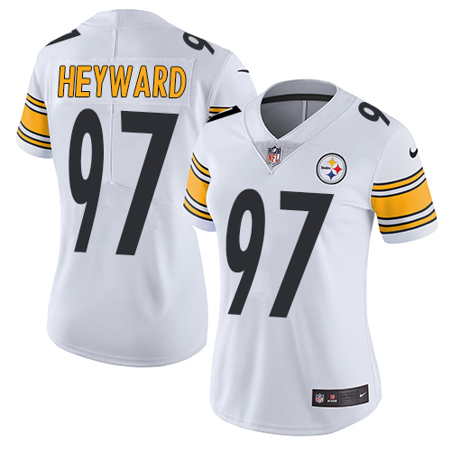 Nike Steelers #97 Cameron Heyward White Women's Stitched NFL Vapor Untouchable Limited Jersey