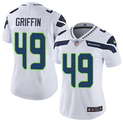 Nike Seahawks #49 Shaquem Griffin White Women's Stitched NFL Vapor Untouchable Limited Jersey