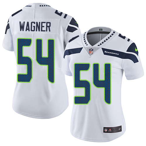 Nike Seahawks #54 Bobby Wagner White Women's Stitched NFL Vapor Untouchable Limited Jersey