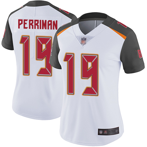 Nike Buccaneers #19 Breshad Perriman White Women's Stitched NFL Vapor Untouchable Limited Jersey